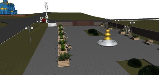 Наразі розробляється проект зі створення громадського простору в центрі смт. Хотінь