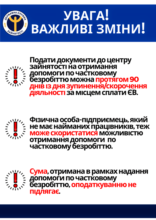 Державна служба зайнятості інформує!