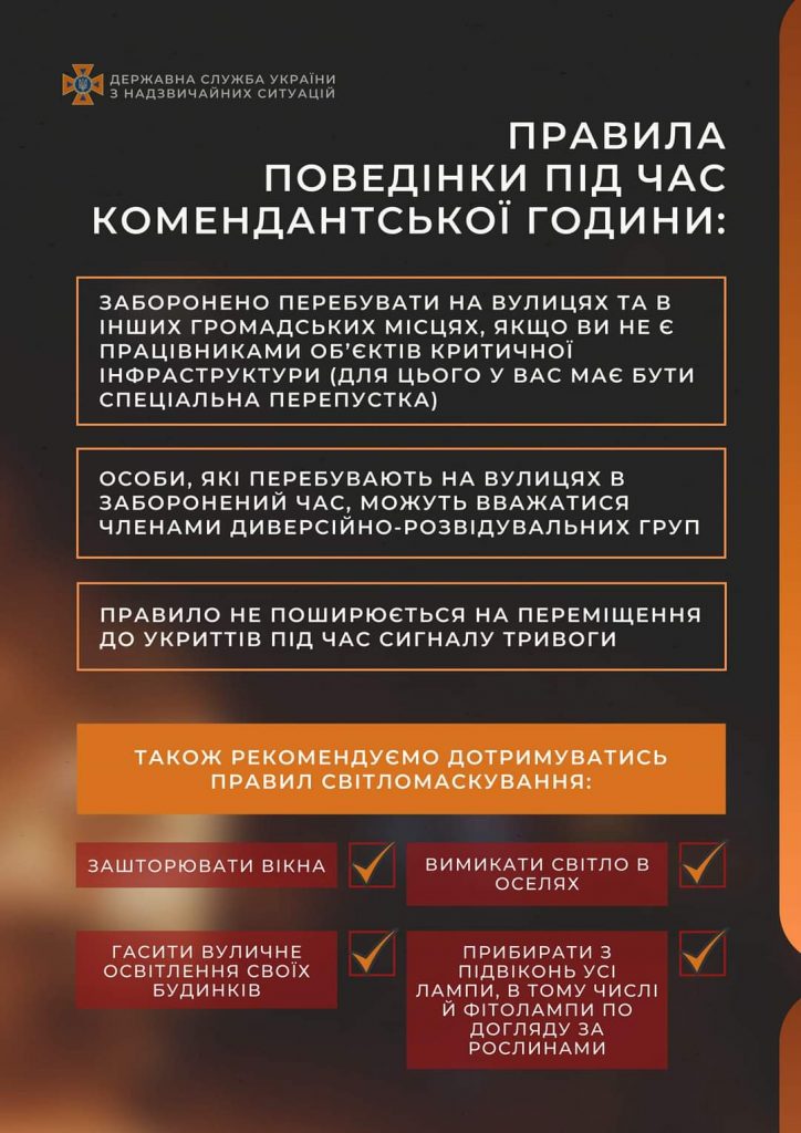 Пам'ятка на час війни